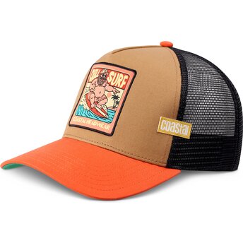 Kasketter buet brun snapback HFT Chill Surf af Coastal