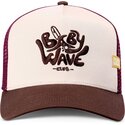 kasketter-buet-brun-snapback-hft-baby-wave-af-coastal