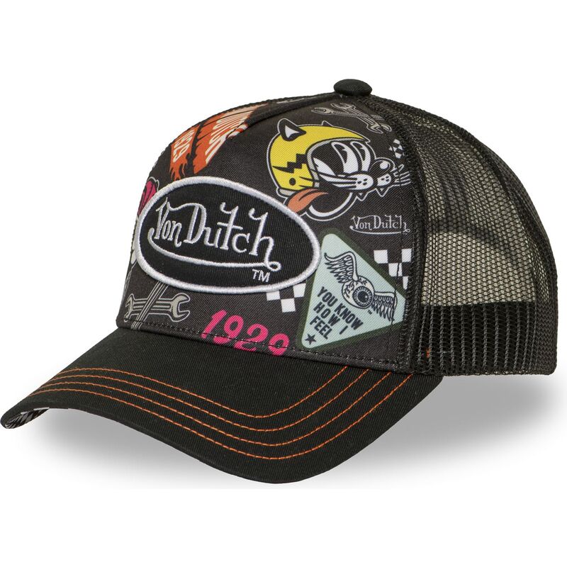kasketter-buet-sort-snapback-subl19-af-von-dutch