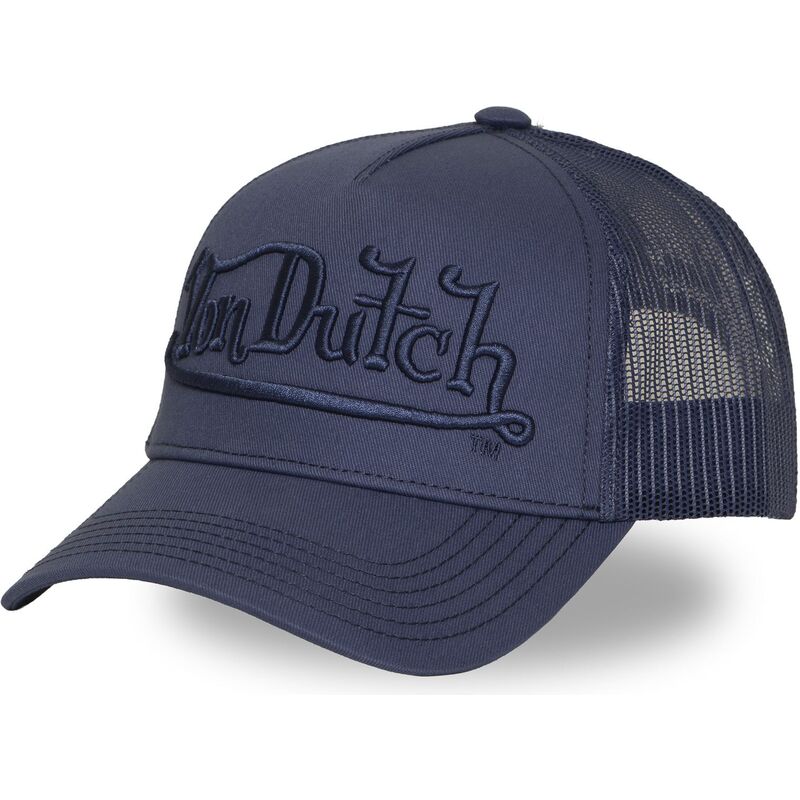 kasketter-buet-marinebla-snapback-emb09-af-von-dutch
