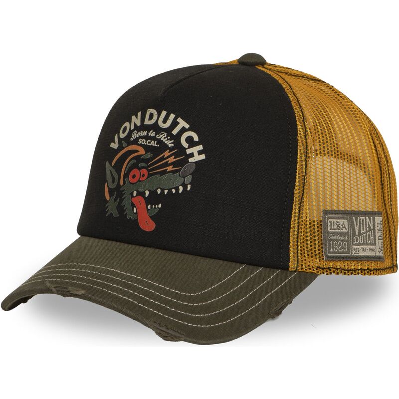 kasketter-buet-flerfarvet-snapback-crew35-af-von-dutch