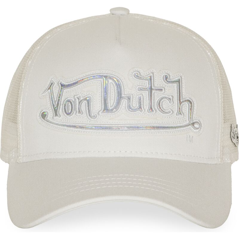 kasketter-buet-creme-snapback-rainbow-af-von-dutch