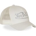 kasketter-buet-creme-snapback-rainbow-af-von-dutch