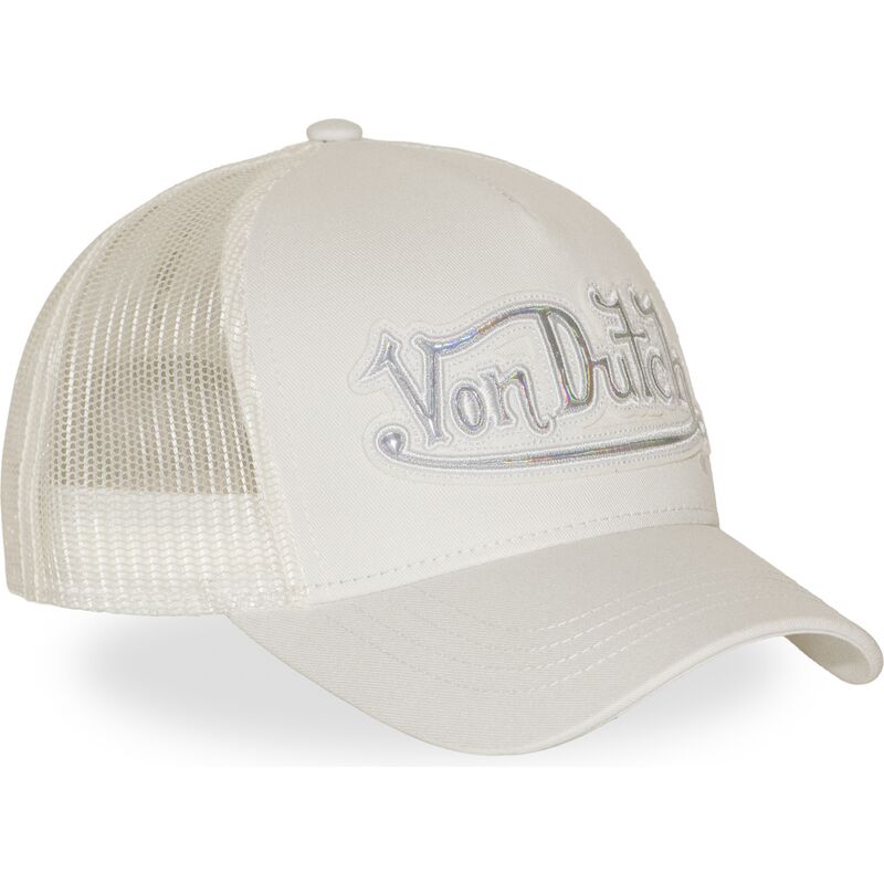 kasketter-buet-creme-snapback-rainbow-af-von-dutch