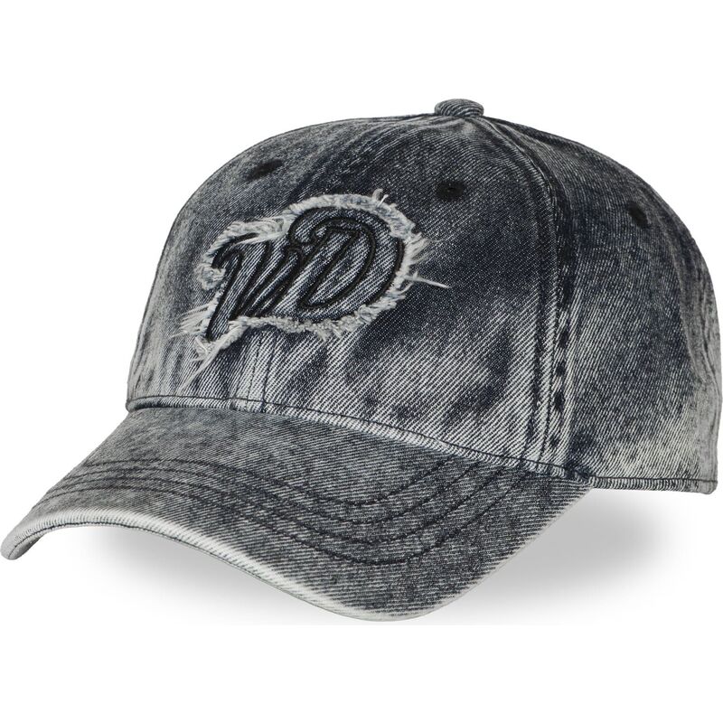 kasketter-buet-bla-justerbar-rem-denim-fringe-af-von-dutch