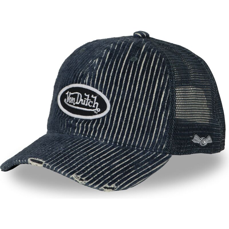 kasketter-buet-marinebla-snapback-mac16-af-von-dutch