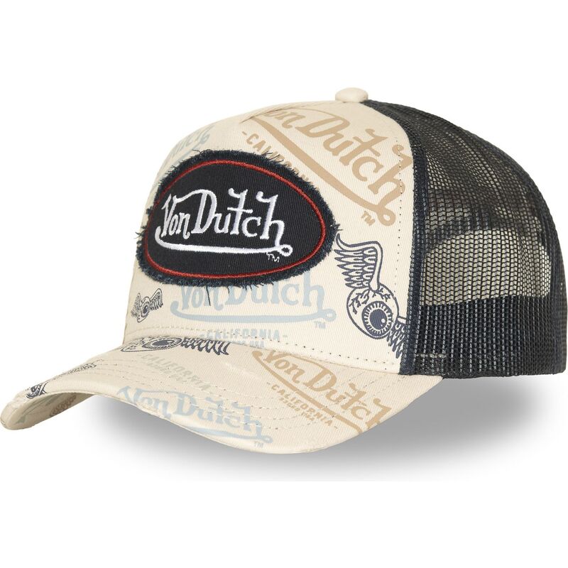 kasketter-buet-beige-snapback-cafe11-af-von-dutch