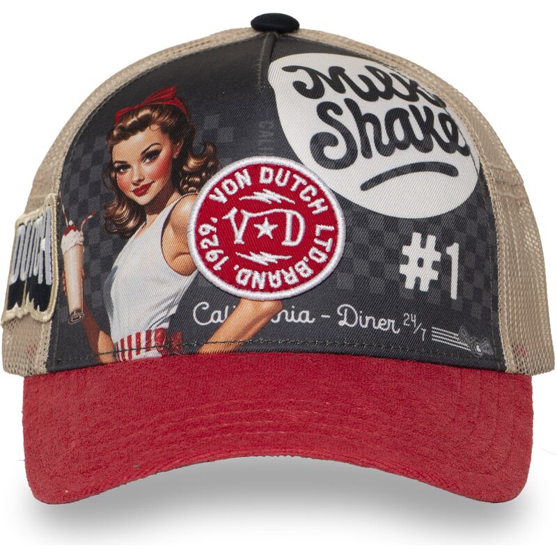 kasketter-buet-flerfarvet-snapback-subl22-af-von-dutch