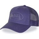 kasketter-buet-violet-snapback-log22-af-von-dutch