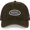 kasketter-buet-brun-snapback-mac17-af-von-dutch