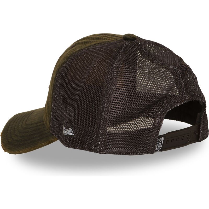 kasketter-buet-brun-snapback-mac17-af-von-dutch