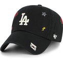 kasketter-buet-sort-justerbar-rem-clean-up-multi-scatter-fra-los-angeles-dodgers-mlb-af-47-brand