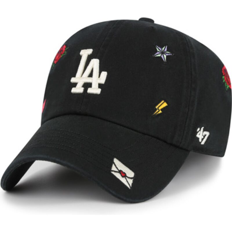 kasketter-buet-sort-justerbar-rem-clean-up-multi-scatter-fra-los-angeles-dodgers-mlb-af-47-brand kasketter-buet-sort-justerbar-rem-clean-up-multi-scatter-fra-los-angeles-dodgers-mlb-af-47-brand