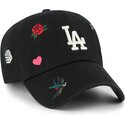 kasketter-buet-sort-justerbar-rem-clean-up-multi-scatter-fra-los-angeles-dodgers-mlb-af-47-brand