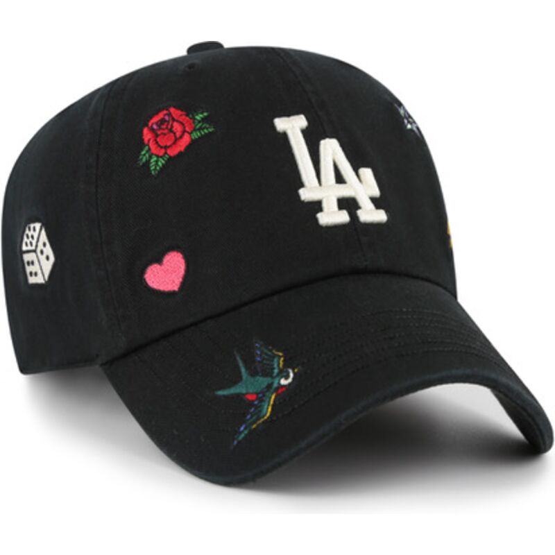 kasketter-buet-sort-justerbar-rem-clean-up-multi-scatter-fra-los-angeles-dodgers-mlb-af-47-brand kasketter-buet-sort-justerbar-rem-clean-up-multi-scatter-fra-los-angeles-dodgers-mlb-af-47-brand