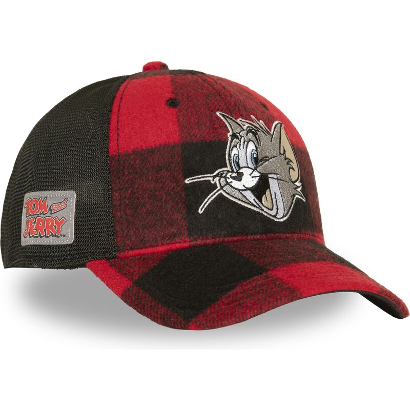 kasketter-buet-rod-snapback-taj9-tom-looney-tunes-af-capslab