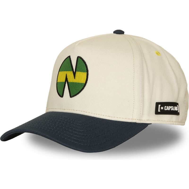 kasketter-buet-beige-snapback-oet2-pat-campeones-oliver-atom-campeones-oliver-y-benji-af-capslab