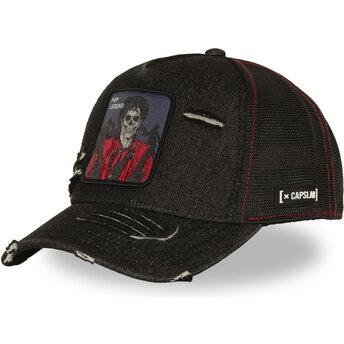 Kasketter buet sort snapback Pop Legend STA1 POP Michael Jackson Famous af Capslab