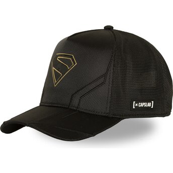 Kasketter buet sort snapback DC13 TEC Superman DC Comics af Capslab