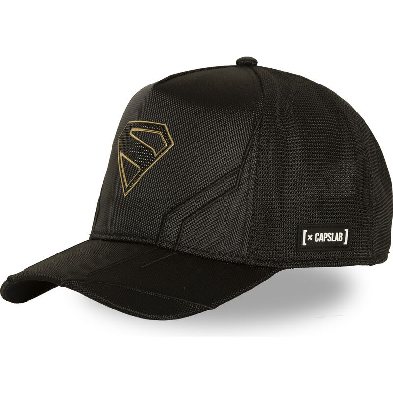 kasketter-buet-sort-snapback-dc13-tec-superman-dc-comics-af-capslab kasketter-buet-sort-snapback-dc13-tec-superman-dc-comics-af-capslab