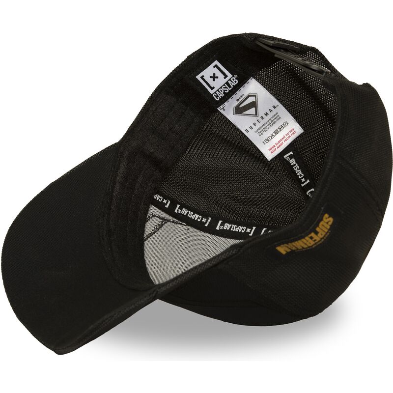 kasketter-buet-sort-snapback-dc13-tec-superman-dc-comics-af-capslab kasketter-buet-sort-snapback-dc13-tec-superman-dc-comics-af-capslab