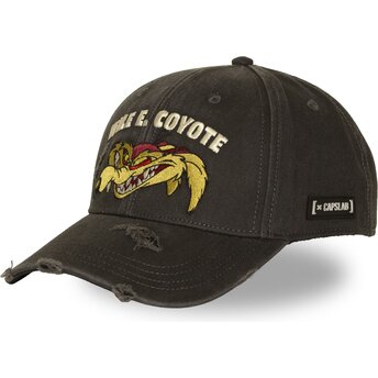 Kasketter buet sort snapback LOO14 COY Coyote Looney Tunes af Capslab