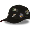 kasketter-buet-sort-snapback-op8-fla-straw-hat-pirates-one-piece-af-capslab