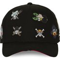 kasketter-buet-sort-snapback-op8-fla-straw-hat-pirates-one-piece-af-capslab