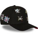 kasketter-buet-sort-snapback-op8-fla-straw-hat-pirates-one-piece-af-capslab