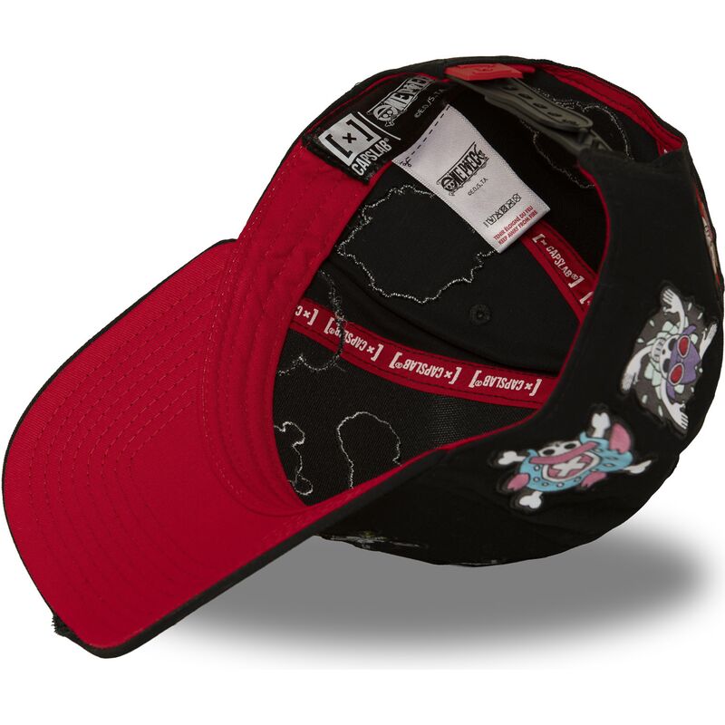 kasketter-buet-sort-snapback-op8-fla-straw-hat-pirates-one-piece-af-capslab