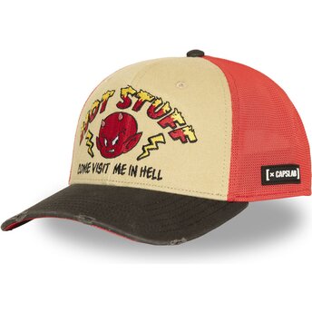 Kasketter buet flerfarvet snapback HST HEL Hot Stuff The Little Devil af Capslab