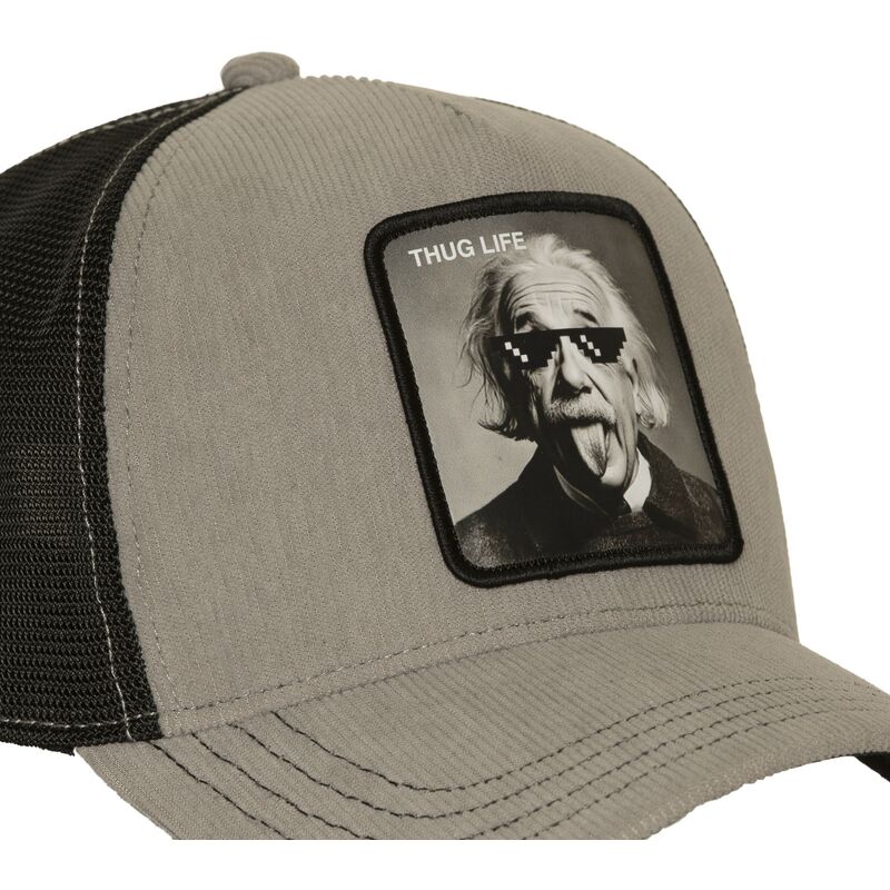 kasketter-buet-gra-snapback-thug-life-art1-thug-albert-einstein-famous-af-capslab