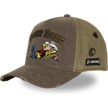 Kasketter buet brun snapback LCK4 LUC Lucky Luke af Capslab