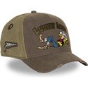 kasketter-buet-brun-snapback-lck4-luc-lucky-luke-af-capslab