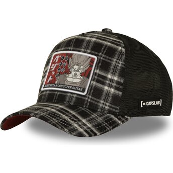 Kasketter buet sort snapback DBS9 GOD Vegito Dragon Ball af Capslab