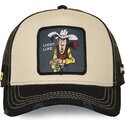 kasketter-buet-beige-snapback-lck4-cow-lucky-luke-af-capslab