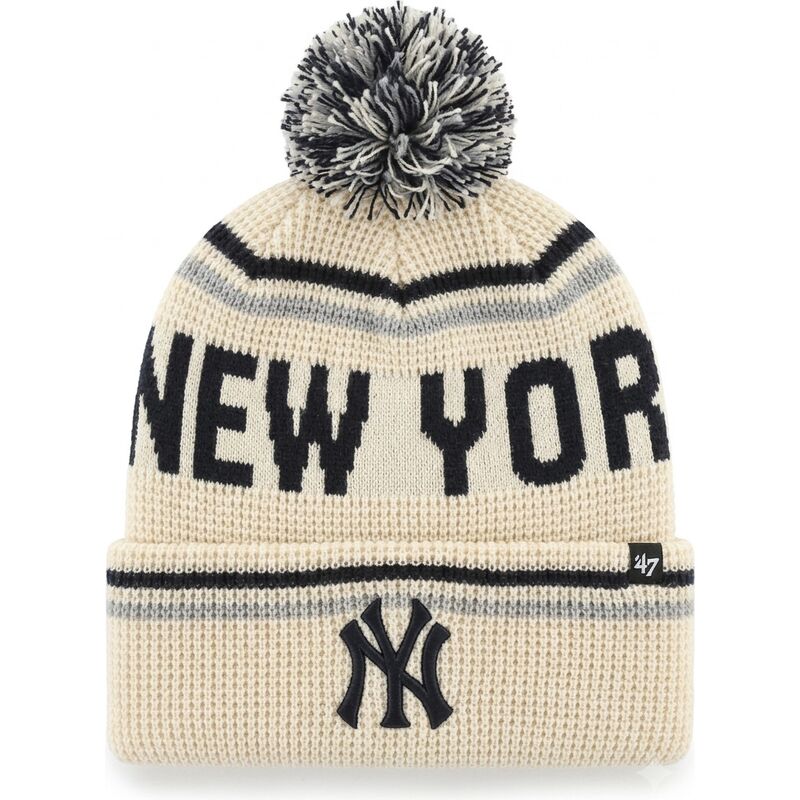 huer-pompon-creme-quattrle-cuff-knit-fra-new-york-yankees-mlb-af-47-brand