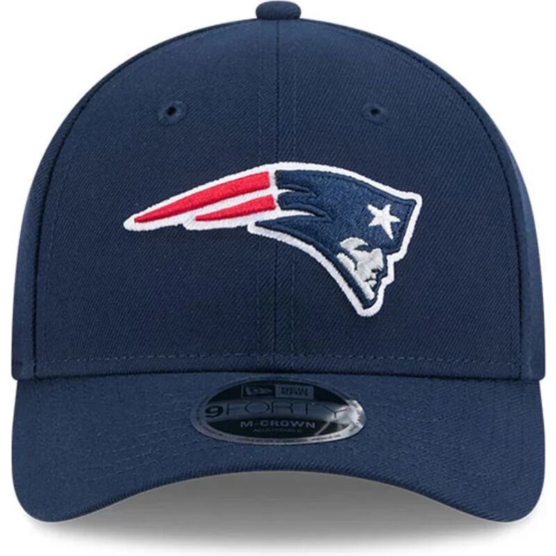 kasketter-buet-marinebla-snapback-9forty-m-crown-team-fra-new-england-patriots-nfl-af-new-era
