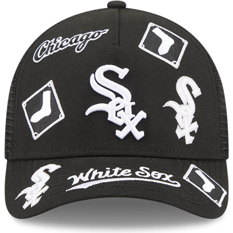 kasketter-buet-sort-snapback-9forty-m-crown-a-frame-all-over-fra-chicago-white-sox-mlb-af-new-era kasketter-buet-sort-snapback-9forty-m-crown-a-frame-all-over-fra-chicago-white-sox-mlb-af-new-era