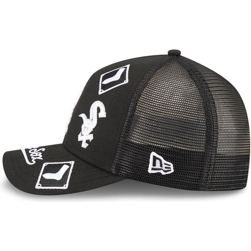 kasketter-buet-sort-snapback-9forty-m-crown-a-frame-all-over-fra-chicago-white-sox-mlb-af-new-era kasketter-buet-sort-snapback-9forty-m-crown-a-frame-all-over-fra-chicago-white-sox-mlb-af-new-era