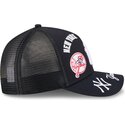 kasketter-buet-marinebla-snapback-9forty-m-crown-a-frame-all-over-fra-new-york-yankees-mlb-af-new-era