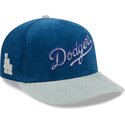 kasketter-buet-bla-snapback-9fifty-9fifity-two-tone-cord-fra-los-angeles-dodgers-mlb-af-new-era