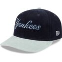 kasketter-buet-marinebla-snapback-9fifty-9fifity-two-tone-cord-fra-new-york-yankees-mlb-af-new-era