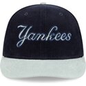 kasketter-buet-marinebla-snapback-9fifty-9fifity-two-tone-cord-fra-new-york-yankees-mlb-af-new-era