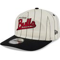 kasketter-buet-beige-snapback-19twenty-pinstripe-fra-chicago-bulls-nba-af-new-era