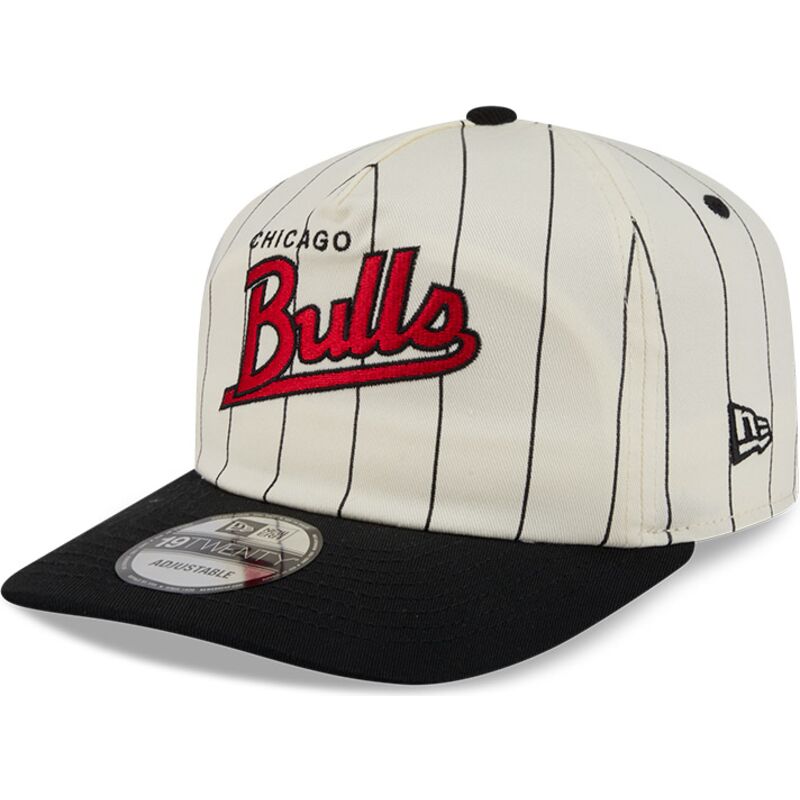 kasketter-buet-beige-snapback-19twenty-pinstripe-fra-chicago-bulls-nba-af-new-era