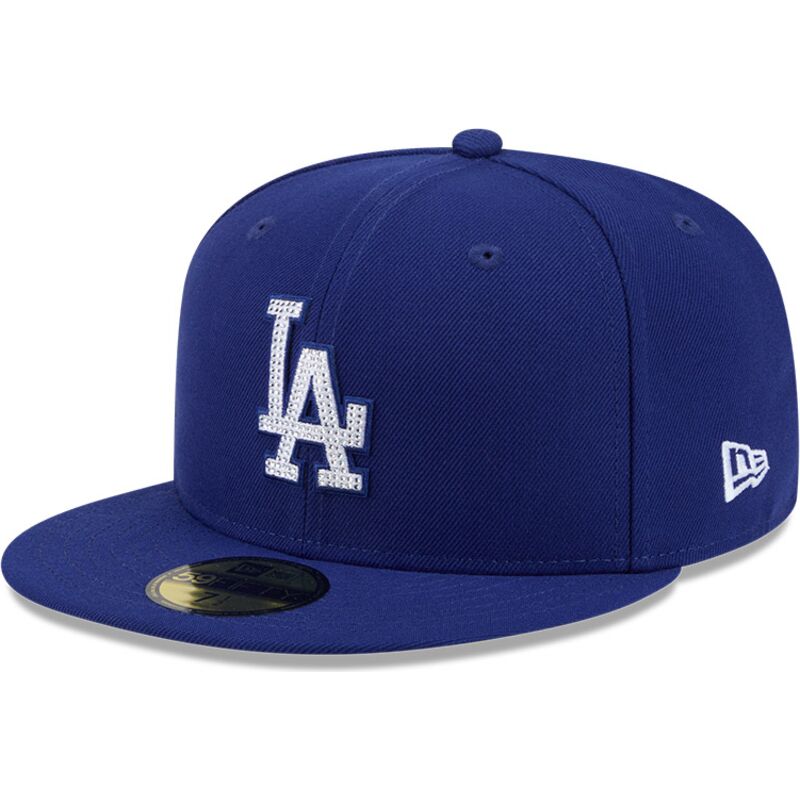 kasketter-flad-bla-tilpasset-59fifty-rhinstone-badge-fra-los-angeles-dodgers-mlb-af-new-era kasketter-flad-bla-tilpasset-59fifty-rhinstone-badge-fra-los-angeles-dodgers-mlb-af-new-era