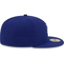 kasketter-flad-bla-tilpasset-59fifty-rhinstone-badge-fra-los-angeles-dodgers-mlb-af-new-era