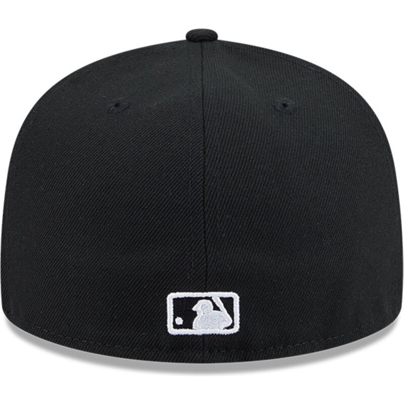 kasketter-flad-sort-tilpasset-59fifty-rhinestone-badge-fra-new-york-yankees-mlb-af-new-era