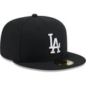 kasketter-flad-sort-tilpasset-59fifty-rhinestone-fra-los-angeles-dodgers-mlb-af-new-era